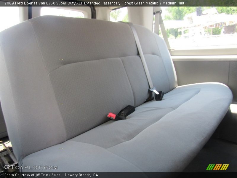 Forest Green Metallic / Medium Flint 2009 Ford E Series Van E350 Super Duty XLT Extended Passenger