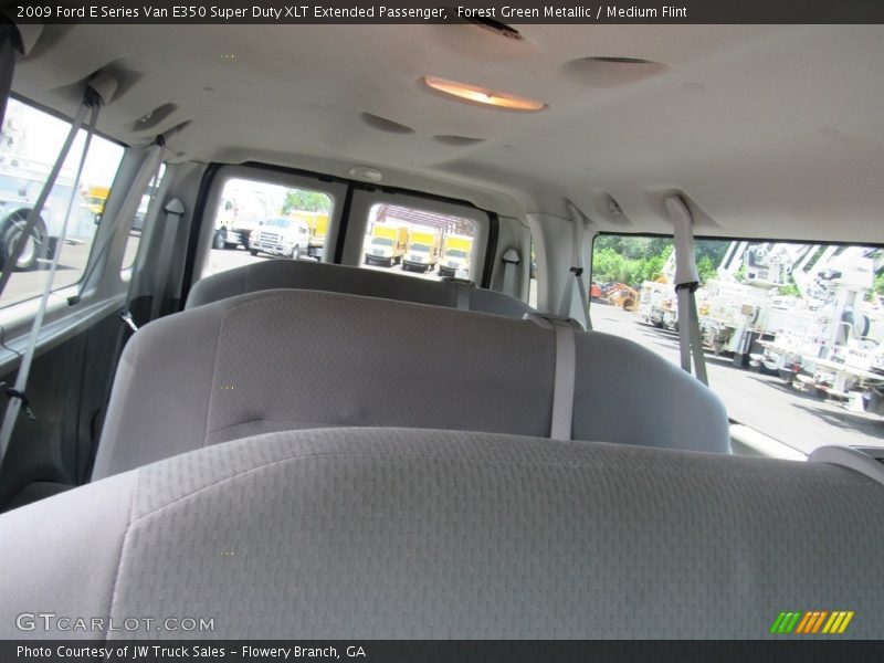 Forest Green Metallic / Medium Flint 2009 Ford E Series Van E350 Super Duty XLT Extended Passenger