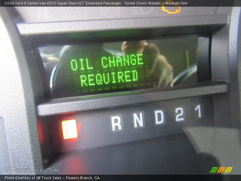 Forest Green Metallic / Medium Flint 2009 Ford E Series Van E350 Super Duty XLT Extended Passenger