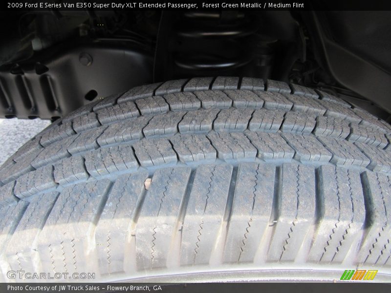 Forest Green Metallic / Medium Flint 2009 Ford E Series Van E350 Super Duty XLT Extended Passenger