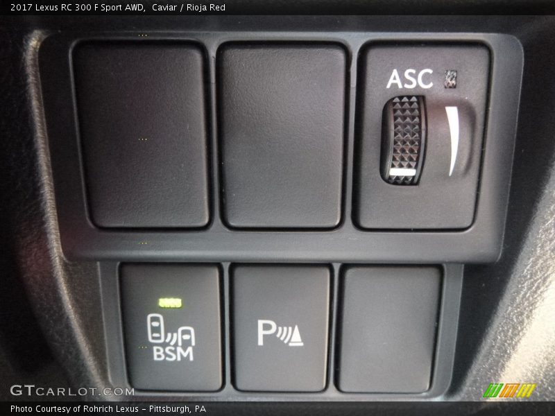 Caviar / Rioja Red 2017 Lexus RC 300 F Sport AWD
