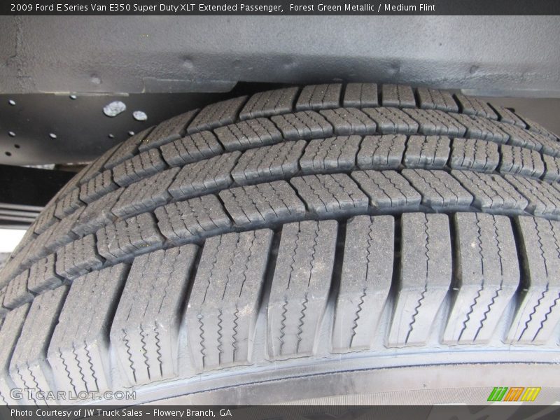 Forest Green Metallic / Medium Flint 2009 Ford E Series Van E350 Super Duty XLT Extended Passenger