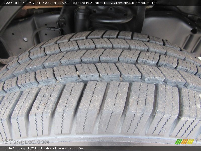 Forest Green Metallic / Medium Flint 2009 Ford E Series Van E350 Super Duty XLT Extended Passenger
