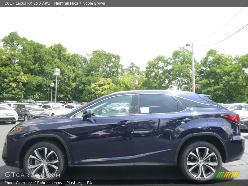 Nightfall Mica / Noble Brown 2017 Lexus RX 350 AWD