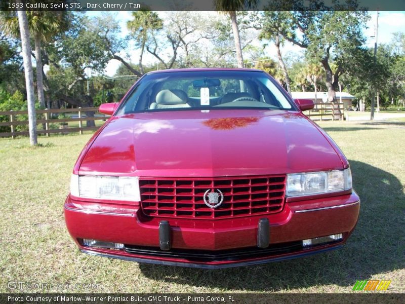 Dark Cherry / Tan 1993 Cadillac Seville STS