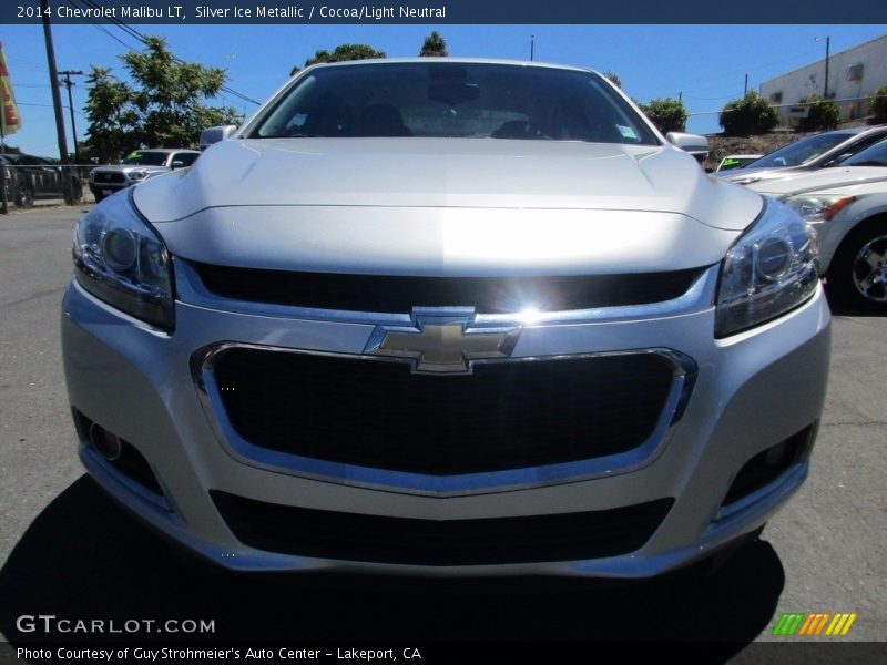 Silver Ice Metallic / Cocoa/Light Neutral 2014 Chevrolet Malibu LT