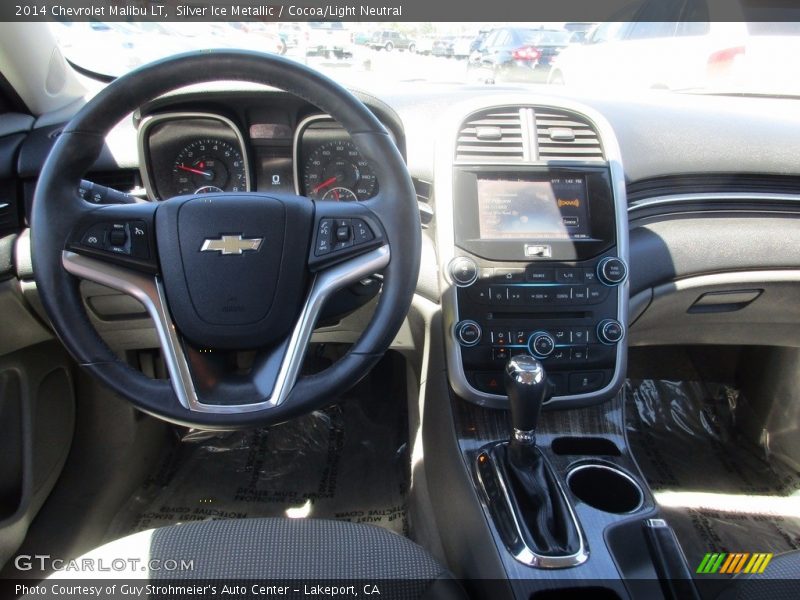 Silver Ice Metallic / Cocoa/Light Neutral 2014 Chevrolet Malibu LT