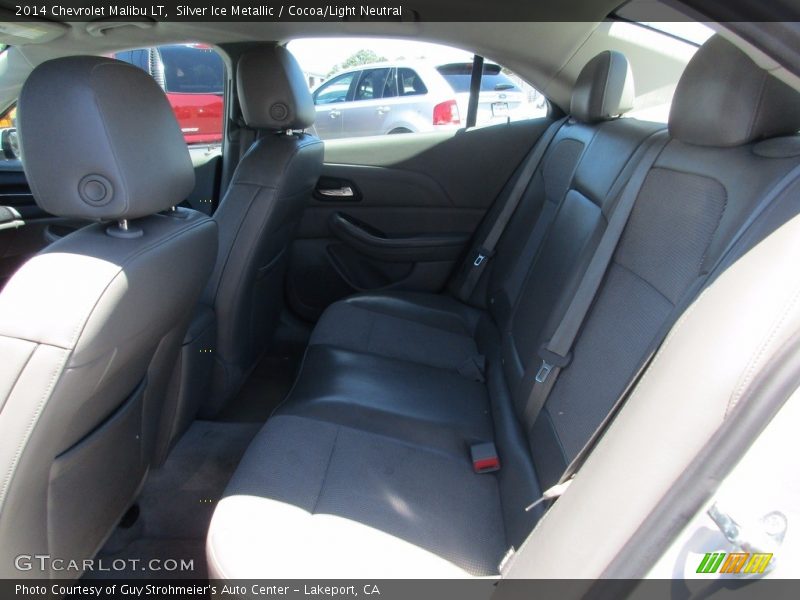 Silver Ice Metallic / Cocoa/Light Neutral 2014 Chevrolet Malibu LT