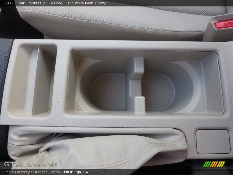 Satin White Pearl / Ivory 2012 Subaru Impreza 2.0i 4 Door