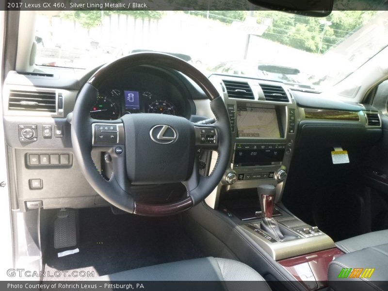 Silver Lining Metallic / Black 2017 Lexus GX 460