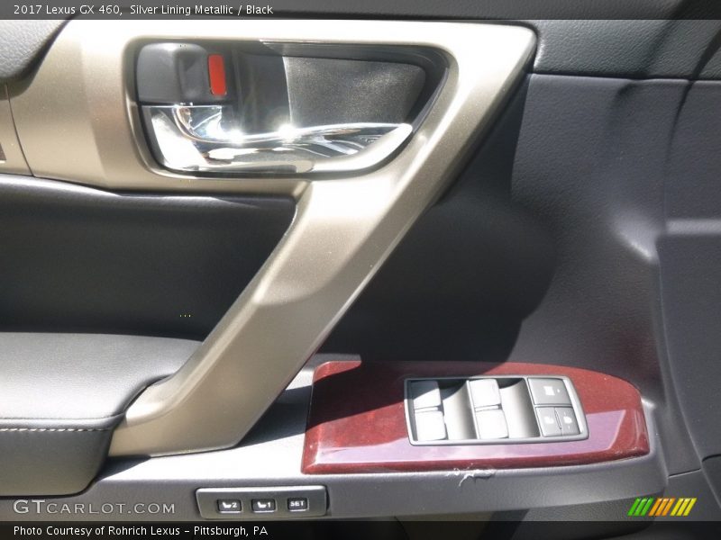 Silver Lining Metallic / Black 2017 Lexus GX 460