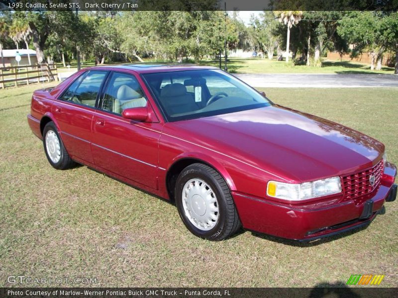 Dark Cherry / Tan 1993 Cadillac Seville STS