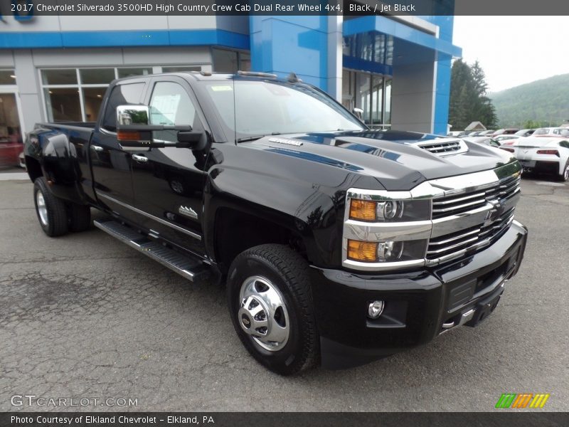 Black / Jet Black 2017 Chevrolet Silverado 3500HD High Country Crew Cab Dual Rear Wheel 4x4