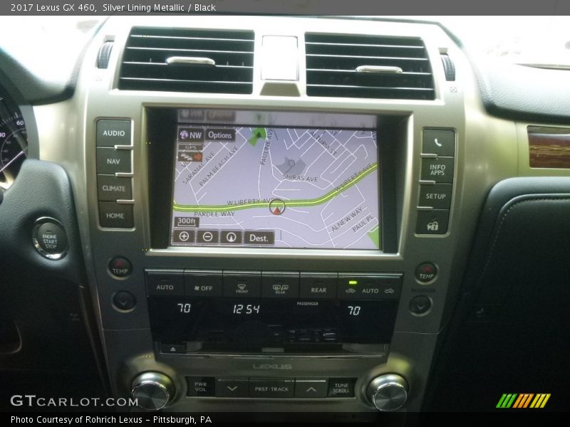 Silver Lining Metallic / Black 2017 Lexus GX 460