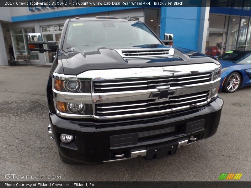 Black / Jet Black 2017 Chevrolet Silverado 3500HD High Country Crew Cab Dual Rear Wheel 4x4