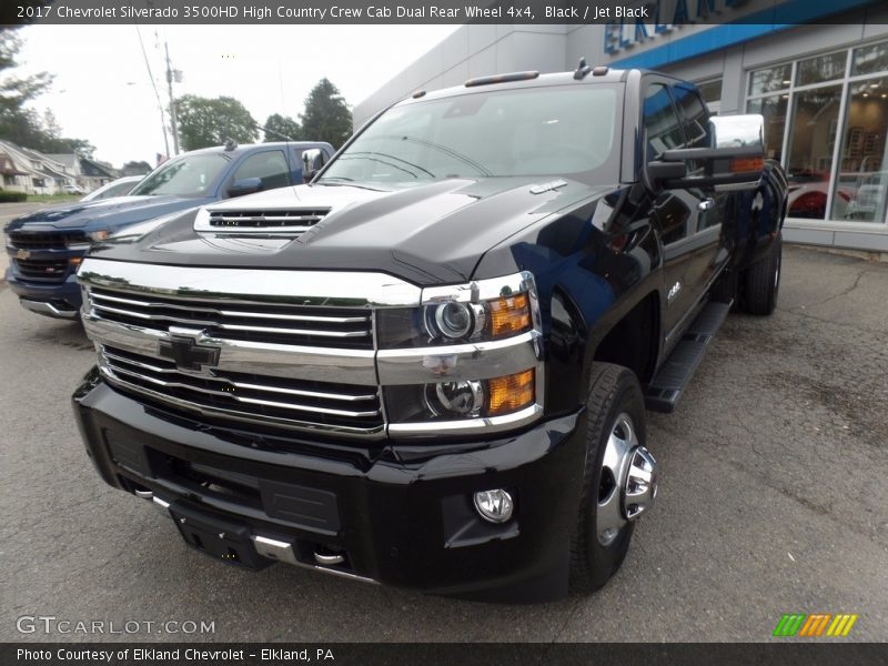 Black / Jet Black 2017 Chevrolet Silverado 3500HD High Country Crew Cab Dual Rear Wheel 4x4