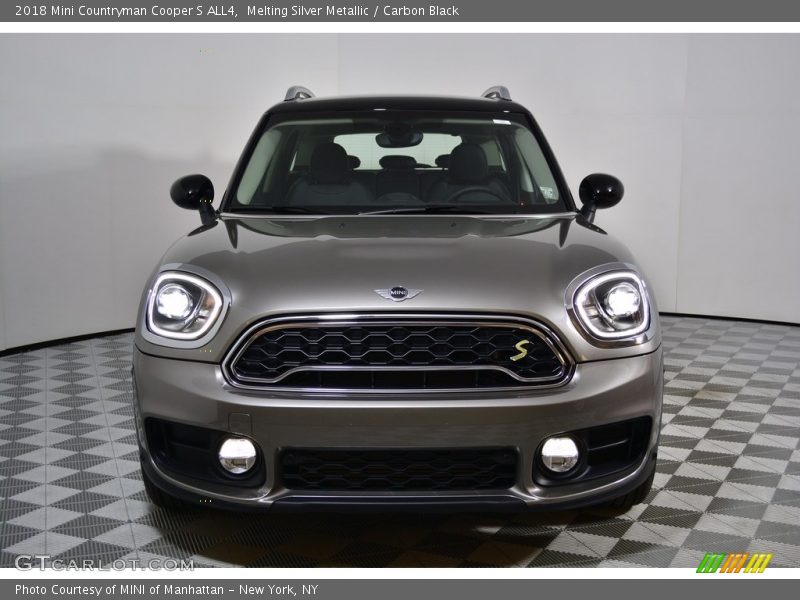 Melting Silver Metallic / Carbon Black 2018 Mini Countryman Cooper S ALL4