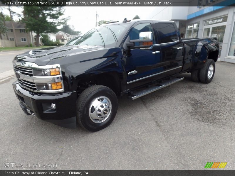 Black / Jet Black 2017 Chevrolet Silverado 3500HD High Country Crew Cab Dual Rear Wheel 4x4