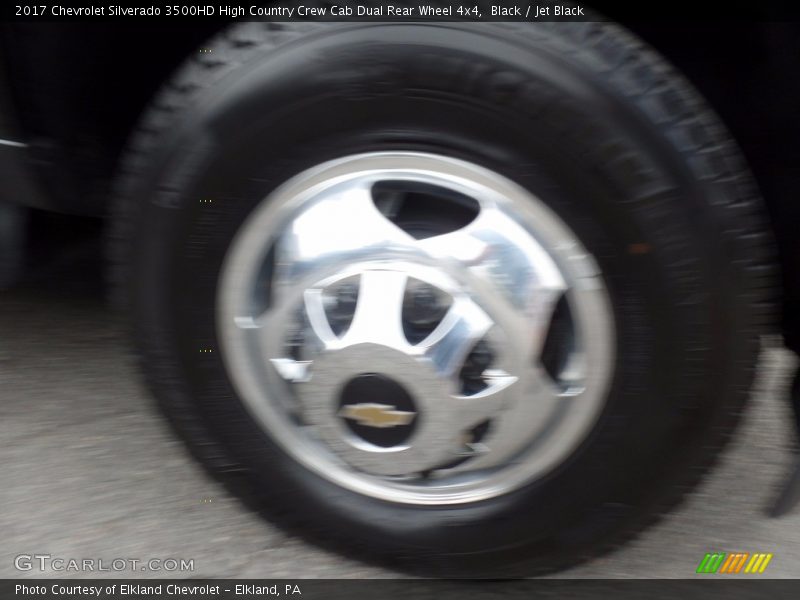 Black / Jet Black 2017 Chevrolet Silverado 3500HD High Country Crew Cab Dual Rear Wheel 4x4