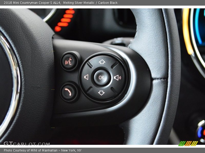 Melting Silver Metallic / Carbon Black 2018 Mini Countryman Cooper S ALL4