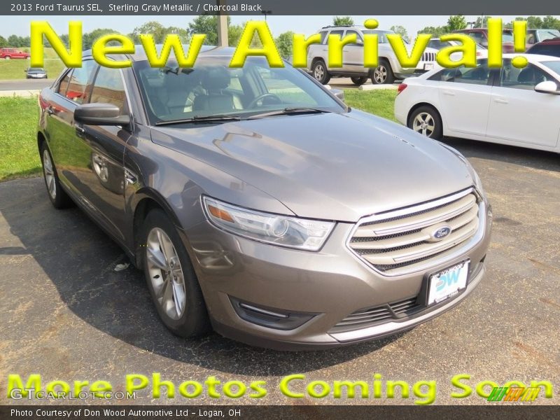 Sterling Gray Metallic / Charcoal Black 2013 Ford Taurus SEL