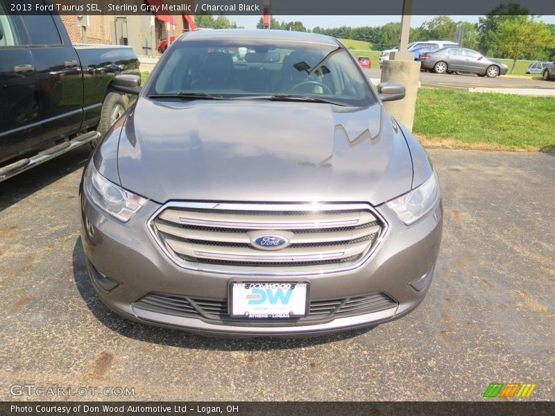 Sterling Gray Metallic / Charcoal Black 2013 Ford Taurus SEL