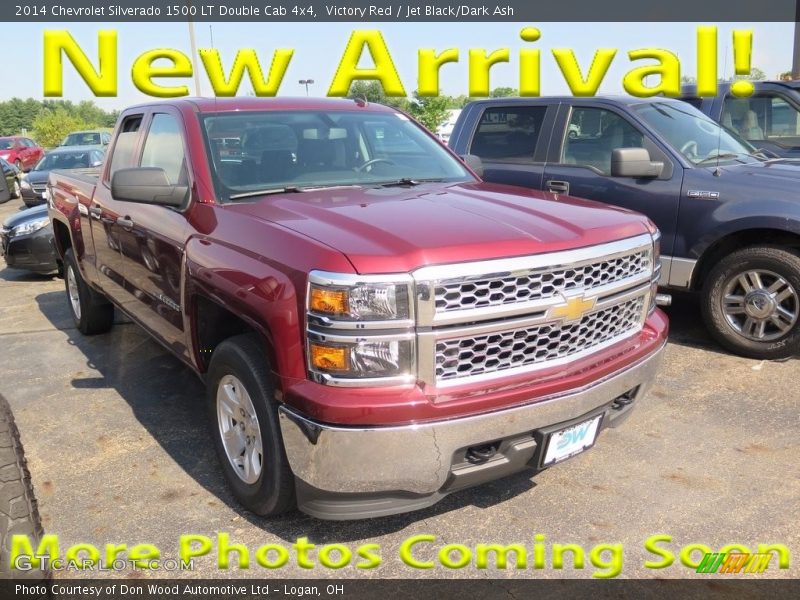 Victory Red / Jet Black/Dark Ash 2014 Chevrolet Silverado 1500 LT Double Cab 4x4