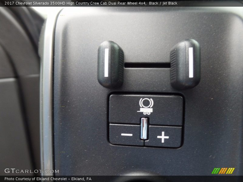 Controls of 2017 Silverado 3500HD High Country Crew Cab Dual Rear Wheel 4x4