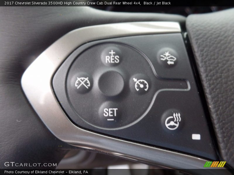 Controls of 2017 Silverado 3500HD High Country Crew Cab Dual Rear Wheel 4x4