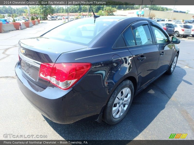 Blue Ray Metallic / Jet Black/Medium Titanium 2014 Chevrolet Cruze LS