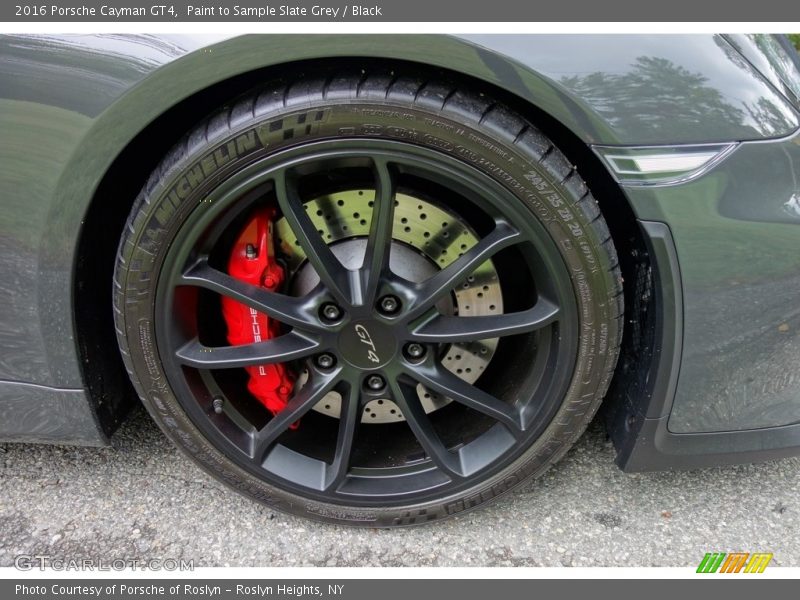 Paint to Sample Slate Grey / Black 2016 Porsche Cayman GT4