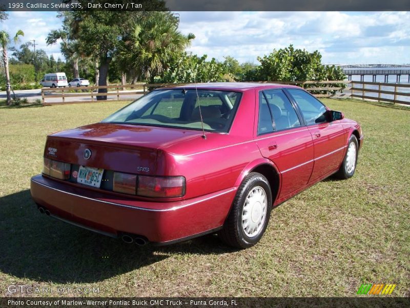 Dark Cherry / Tan 1993 Cadillac Seville STS