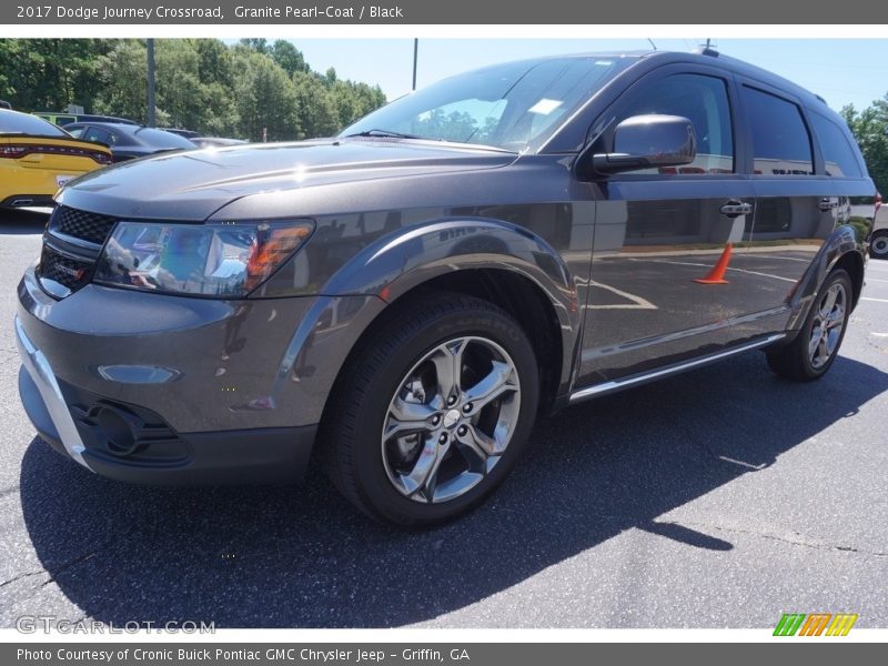 Granite Pearl-Coat / Black 2017 Dodge Journey Crossroad