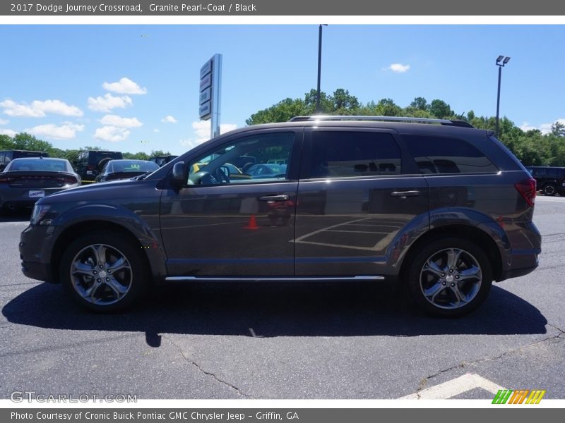 Granite Pearl-Coat / Black 2017 Dodge Journey Crossroad