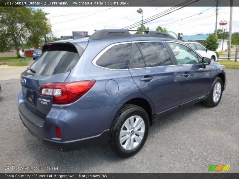 Twilight Blue Metallic / Slate Black 2017 Subaru Outback 2.5i Premium