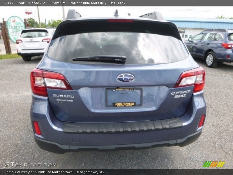 Twilight Blue Metallic / Slate Black 2017 Subaru Outback 2.5i Premium
