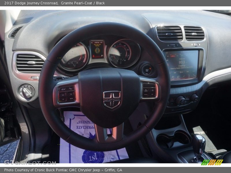Granite Pearl-Coat / Black 2017 Dodge Journey Crossroad