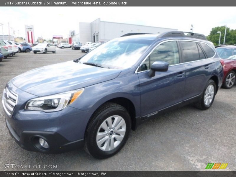 Twilight Blue Metallic / Slate Black 2017 Subaru Outback 2.5i Premium