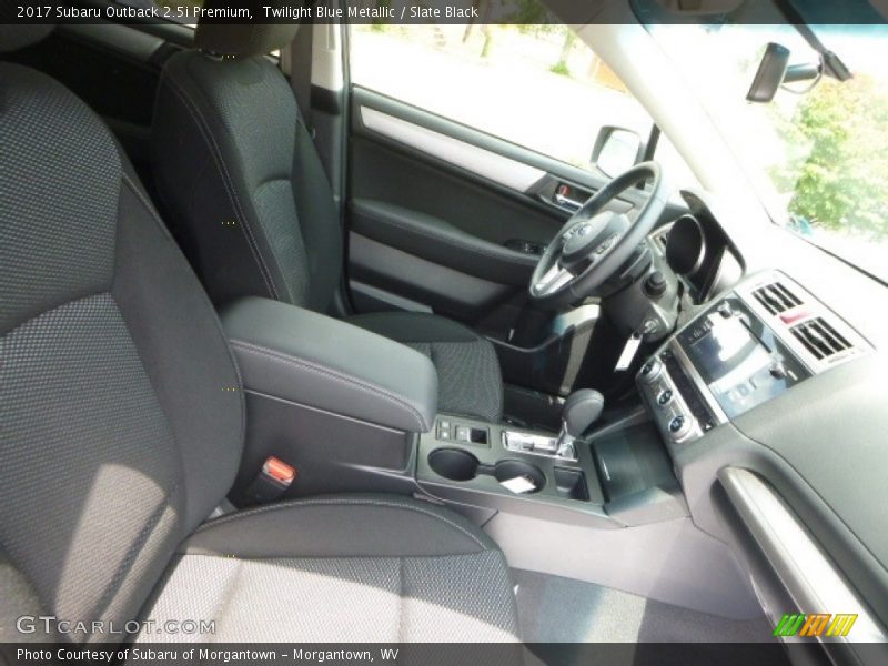 Twilight Blue Metallic / Slate Black 2017 Subaru Outback 2.5i Premium