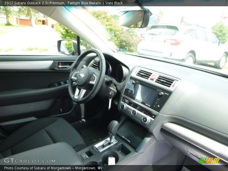 Twilight Blue Metallic / Slate Black 2017 Subaru Outback 2.5i Premium