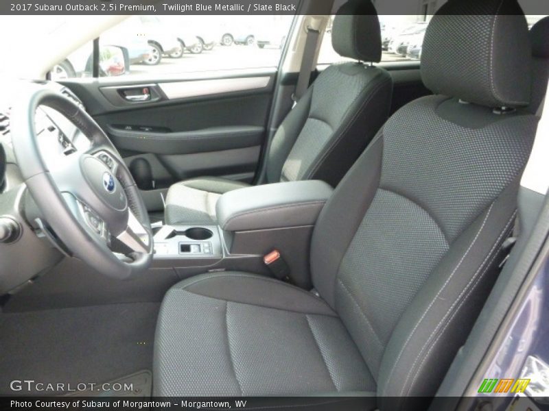 Twilight Blue Metallic / Slate Black 2017 Subaru Outback 2.5i Premium