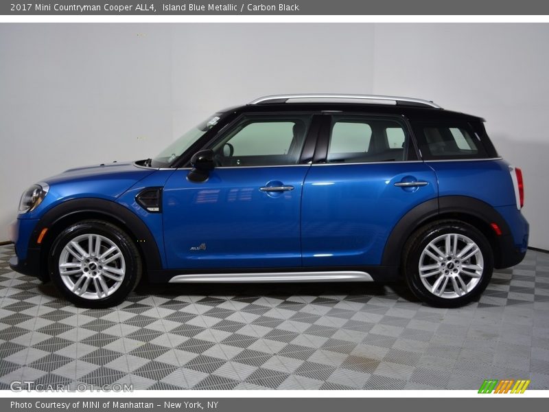Island Blue Metallic / Carbon Black 2017 Mini Countryman Cooper ALL4