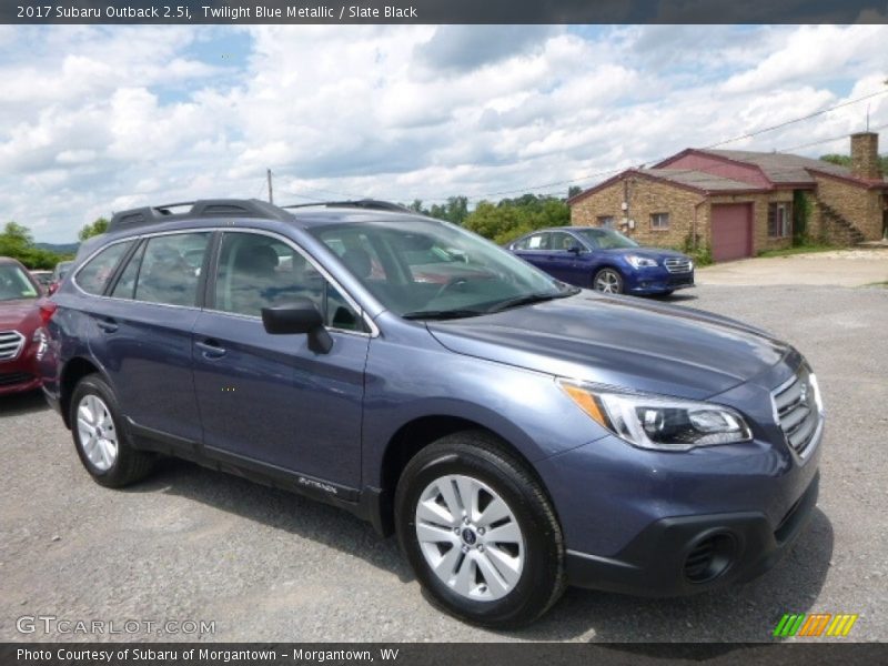 Twilight Blue Metallic / Slate Black 2017 Subaru Outback 2.5i