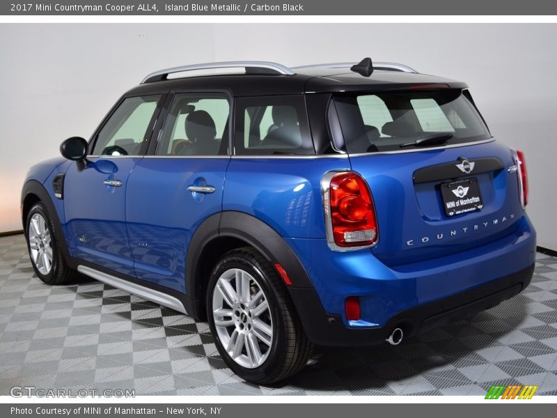 Island Blue Metallic / Carbon Black 2017 Mini Countryman Cooper ALL4
