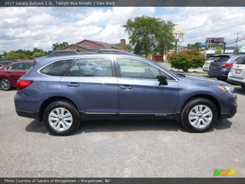 Twilight Blue Metallic / Slate Black 2017 Subaru Outback 2.5i