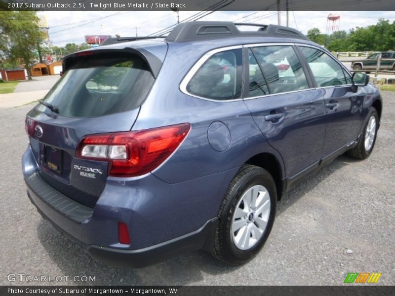 Twilight Blue Metallic / Slate Black 2017 Subaru Outback 2.5i