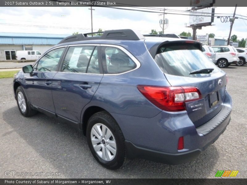 Twilight Blue Metallic / Slate Black 2017 Subaru Outback 2.5i
