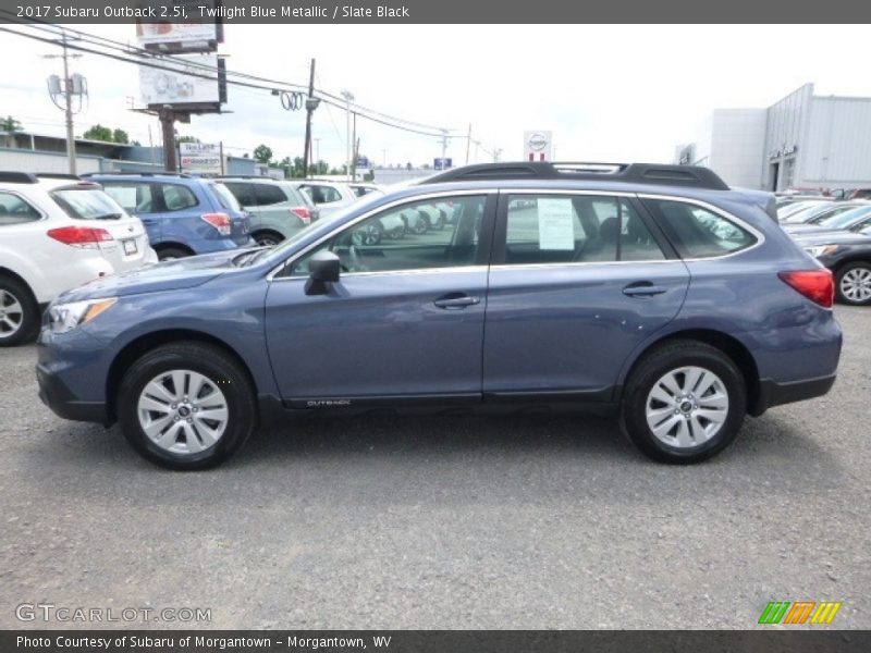 Twilight Blue Metallic / Slate Black 2017 Subaru Outback 2.5i