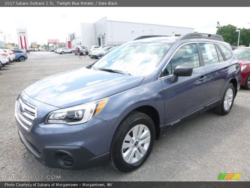 Twilight Blue Metallic / Slate Black 2017 Subaru Outback 2.5i