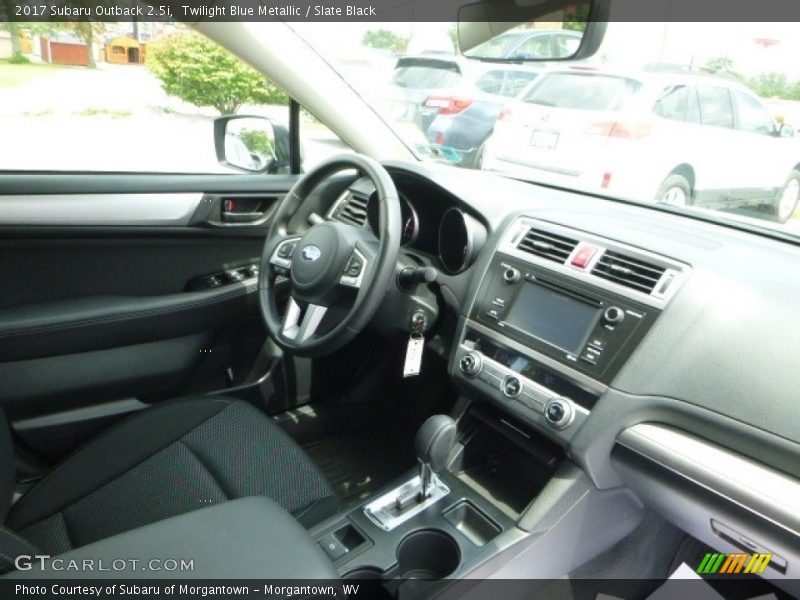 Twilight Blue Metallic / Slate Black 2017 Subaru Outback 2.5i